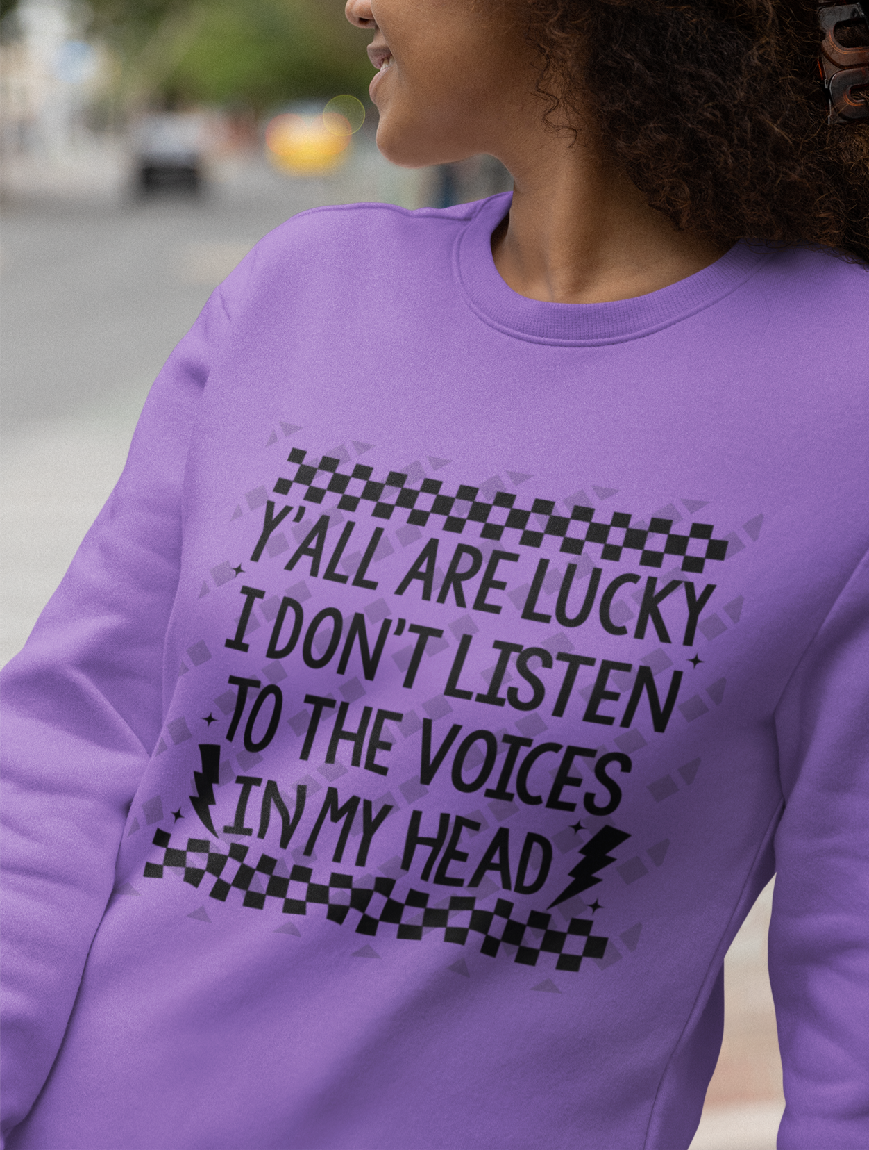 Voices In My Head Crewneck | Women's Inspired Design