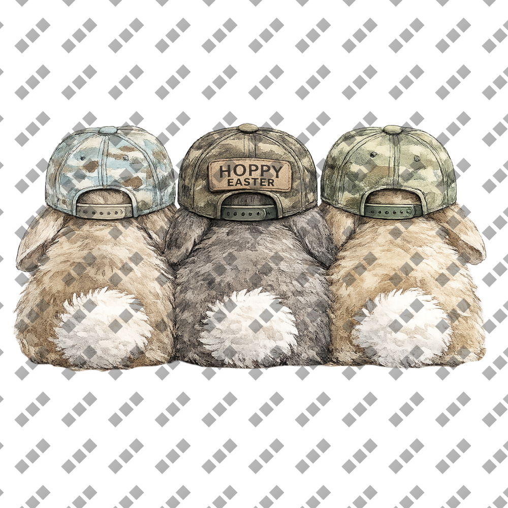 Hoppy Easter Bunny Trio – Women's Design