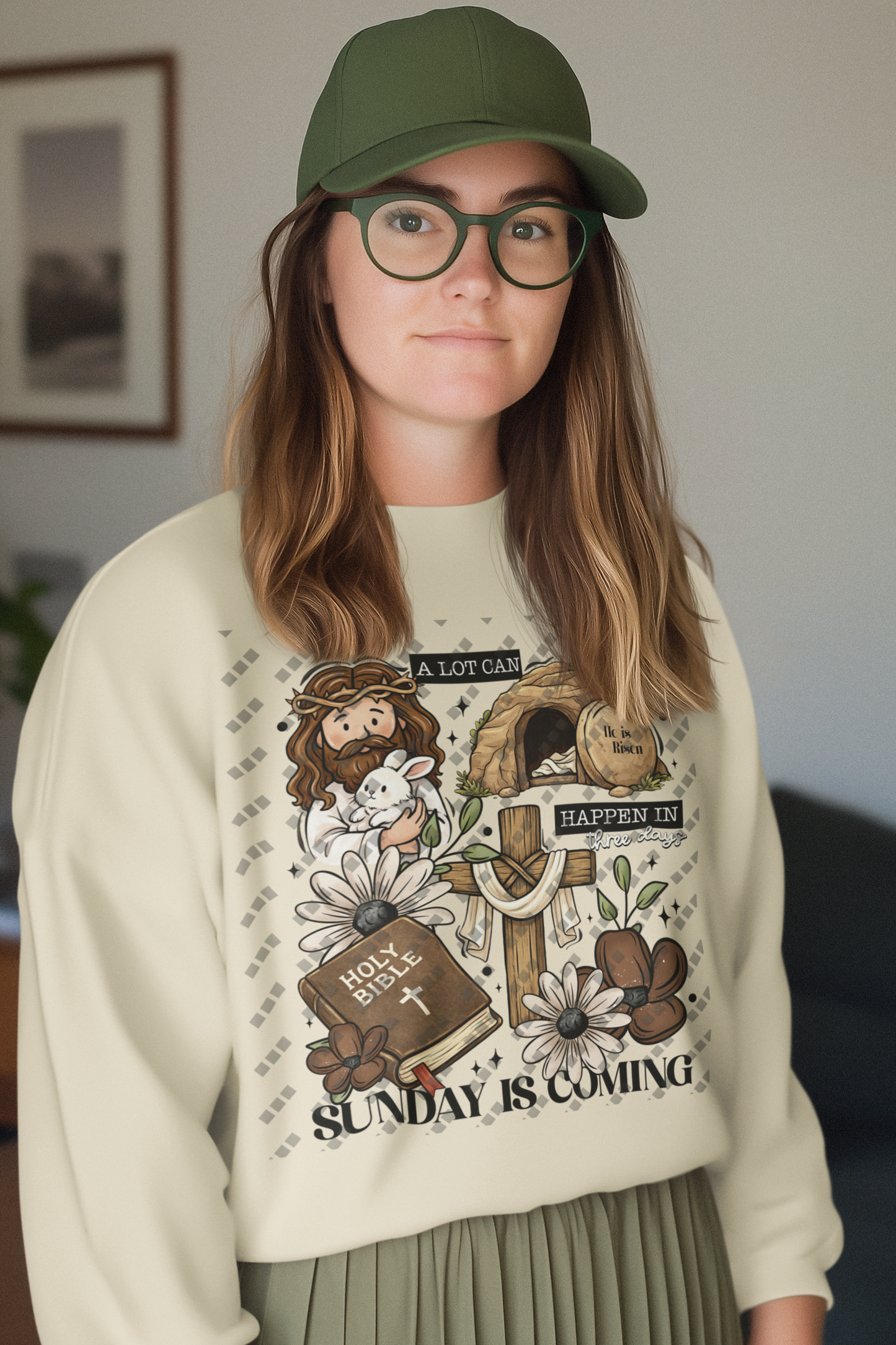 Sunday Is Coming Crewneck Sweatshirt