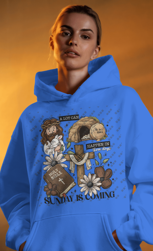 Sunday Is Coming Hooded Sweatshirt