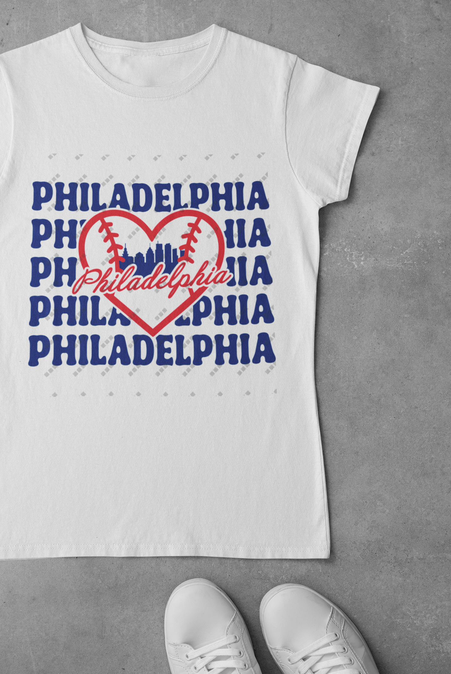 Philadelphia Phillies Skyline Women's T-Shirt