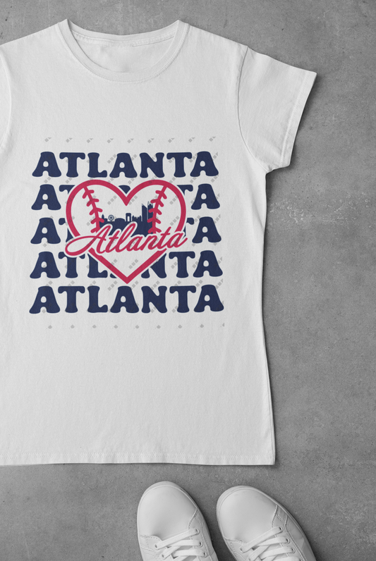 Atlanta Braves Skyline Women's T-Shirt