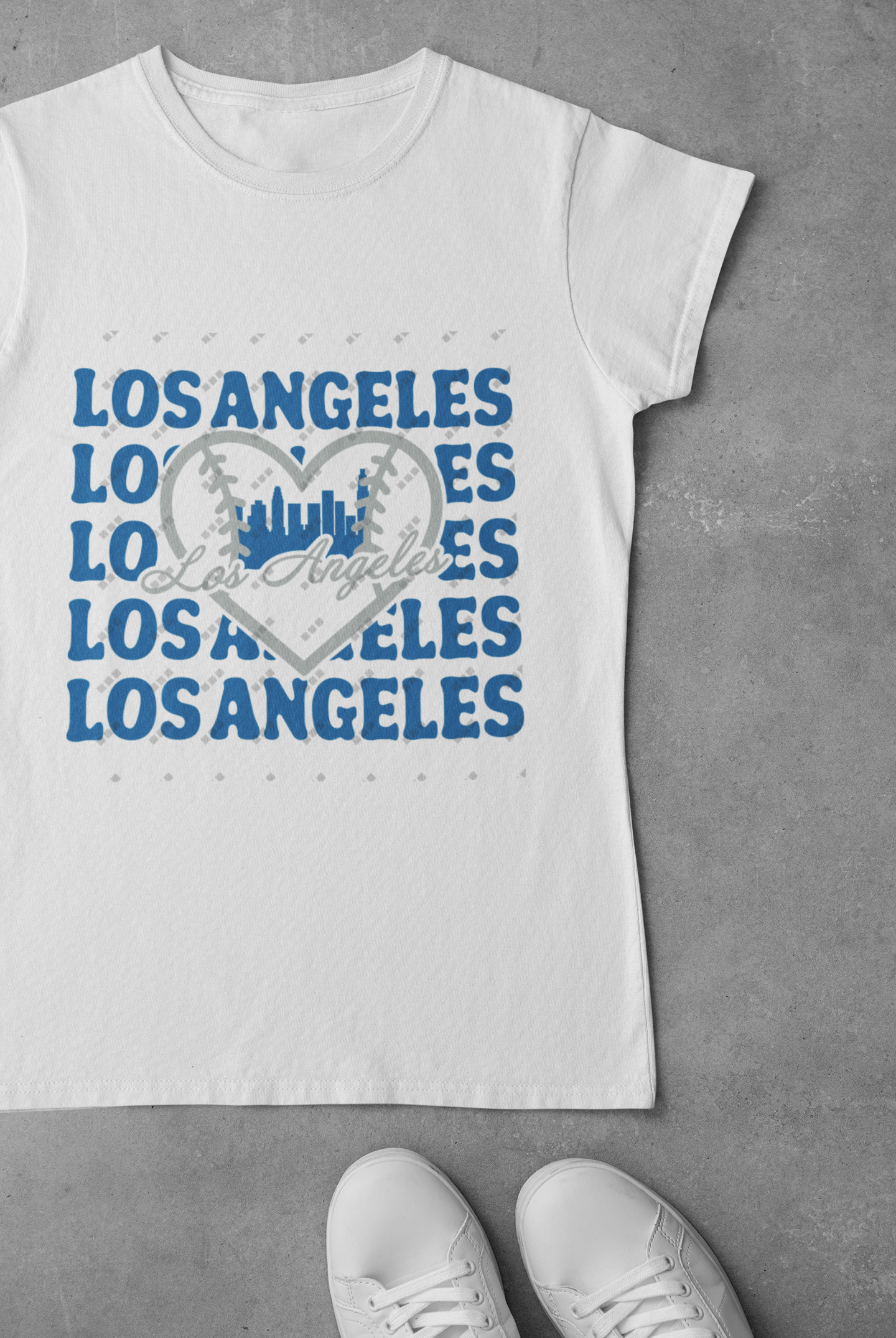 Los Angeles Dodgers Skyline Women's T-Shirt