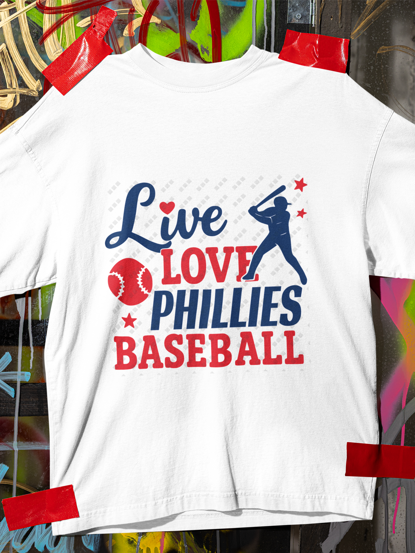 Philadelphia Phillies Live Love Baseball Women's T-Shirt