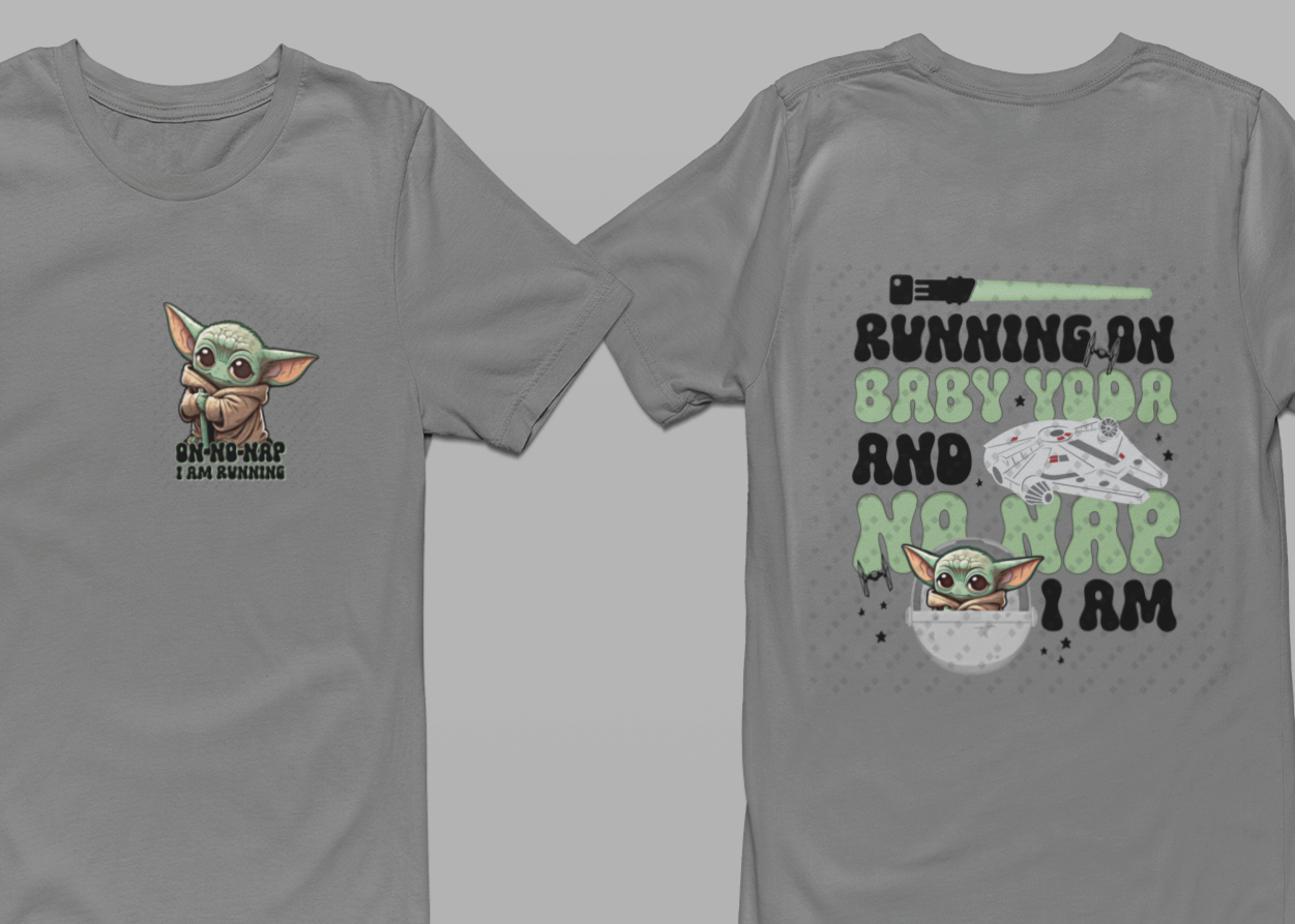Grogu Running On Unisex T-Shirt