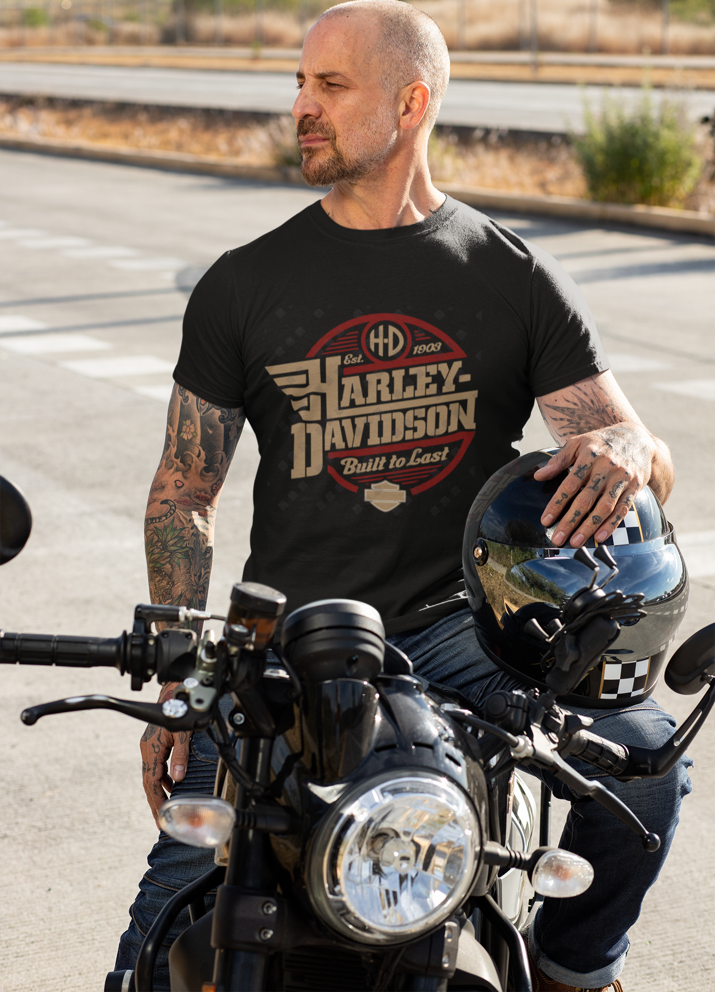 Harley Davidson Built To Last Unisex T-Shirt