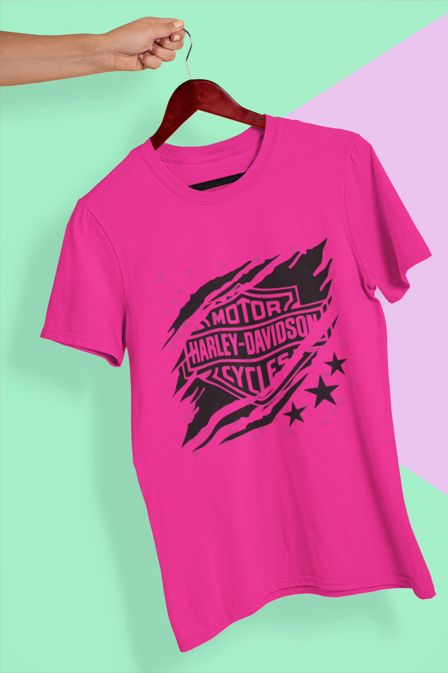 Harley Davidson Paw Scratch Graphic Unisex T-Shirt