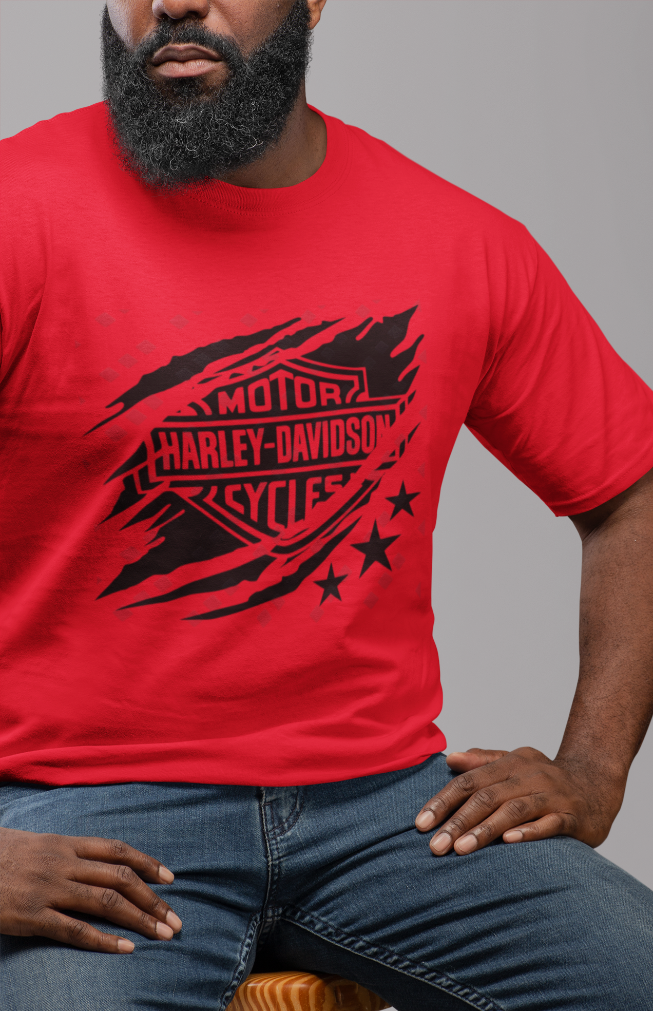 Harley Davidson Paw Scratch Graphic Unisex T-Shirt