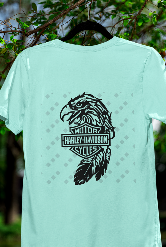 Harley Davidson Eagle Feather Graphic Unisex T-Shirt