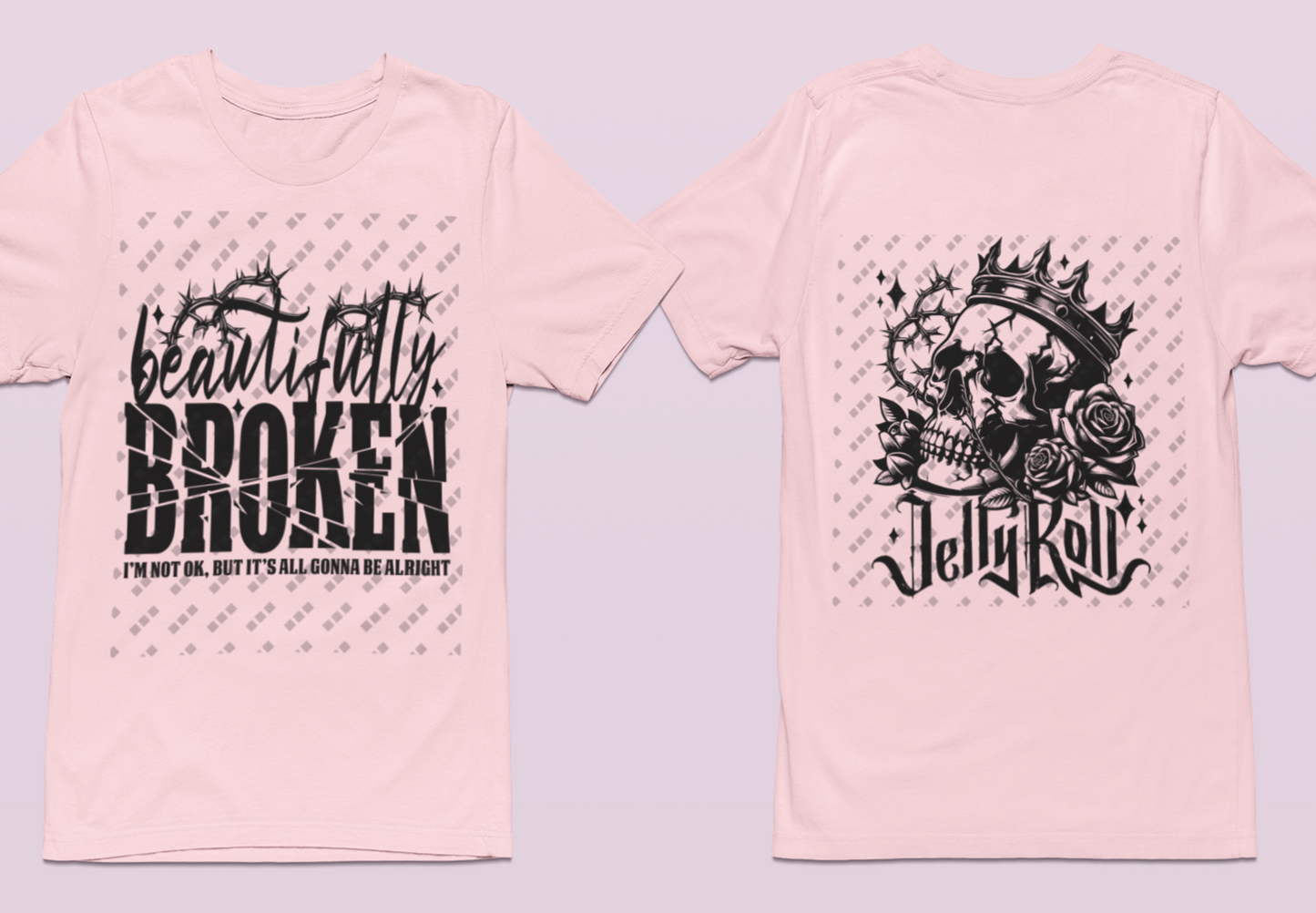 Jelly Roll- Beautifully Broken Double Sided Design