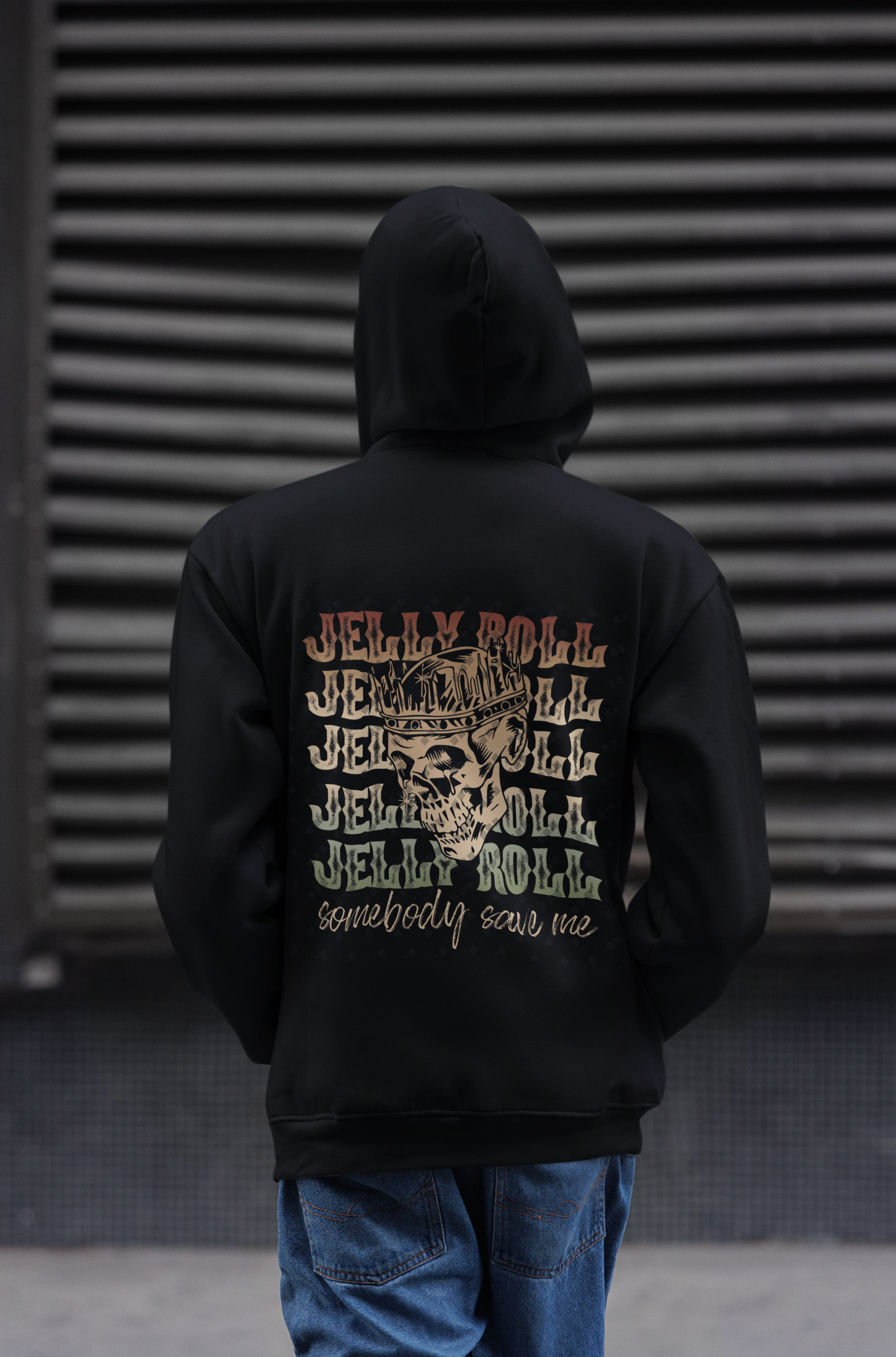 Jelly Roll Somebody Save Me – Graphic Hoodie