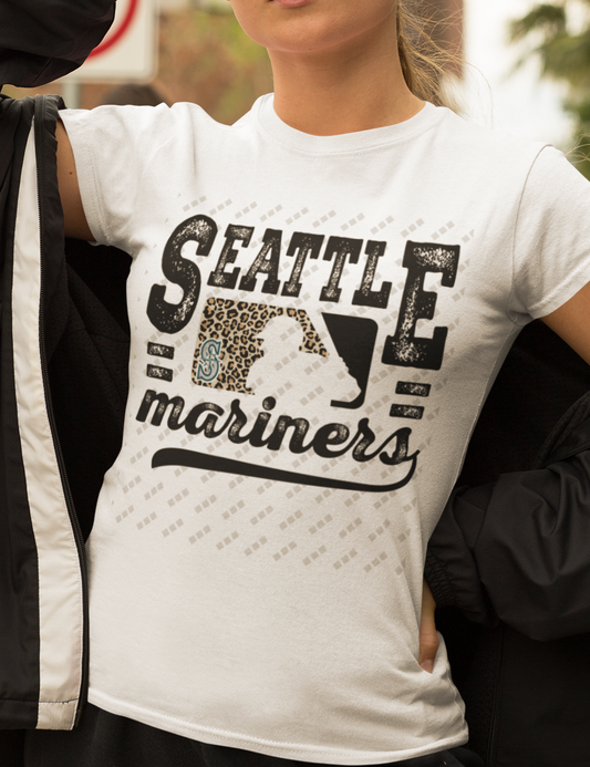 Seattle Mariners Wild Style Graphic Women's T-Shirt