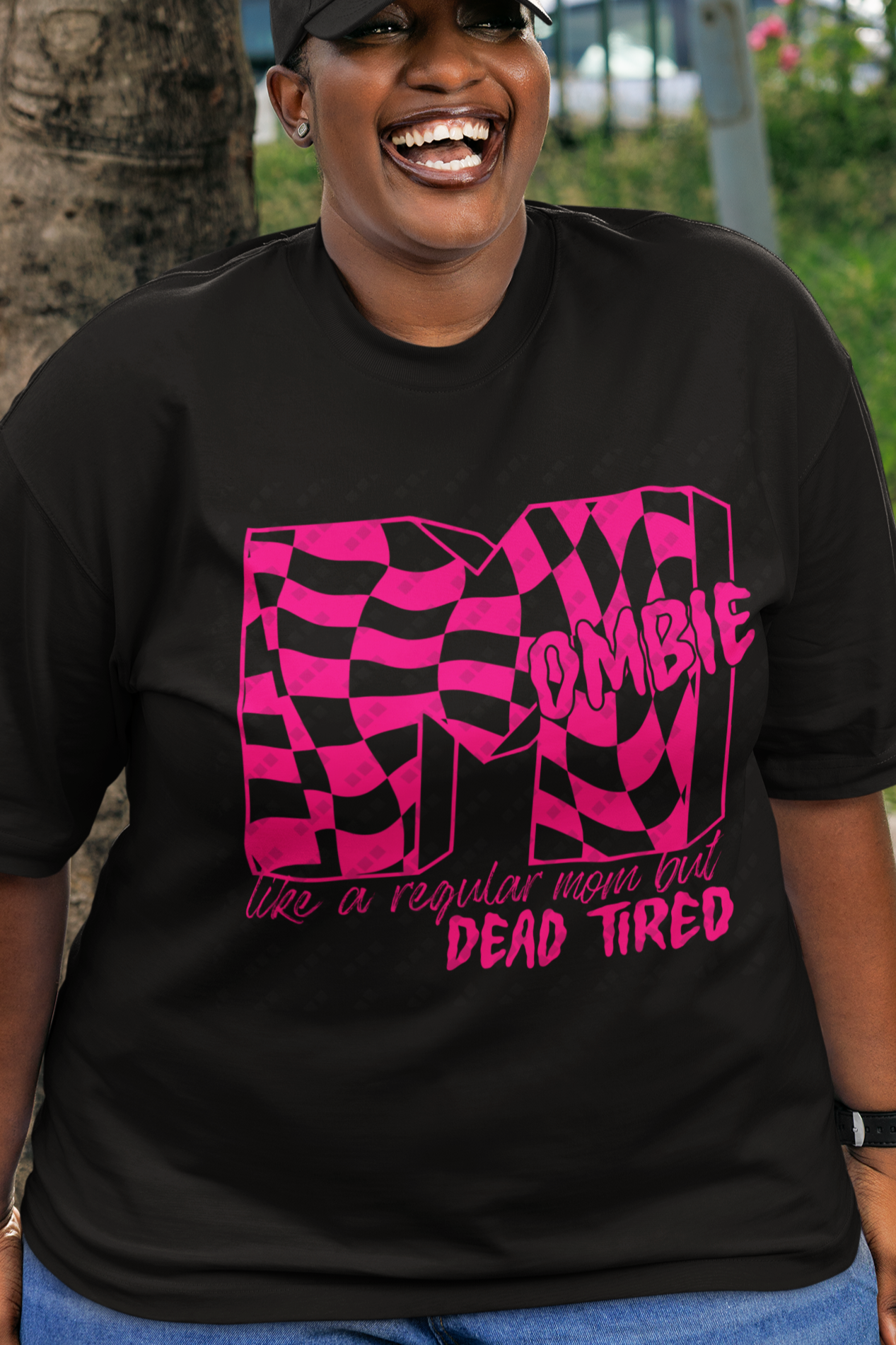 Mombie Hot Pink Womans Design/ Unisex