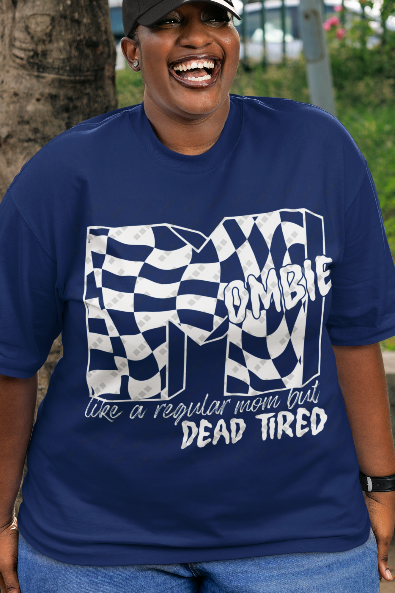 Mombie- White- Womans Design, Unisex