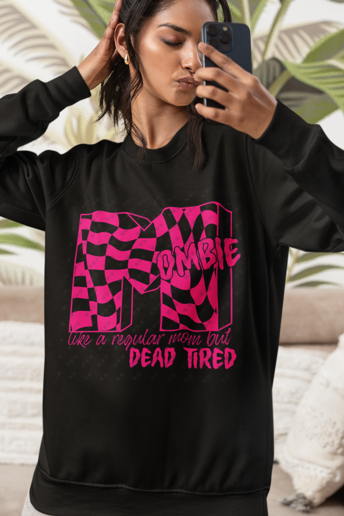 Mombie Hot Pink Womans Design/ Unisex