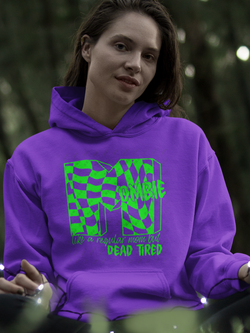 Mombie Fluorescent Green Womans Design / Unisex