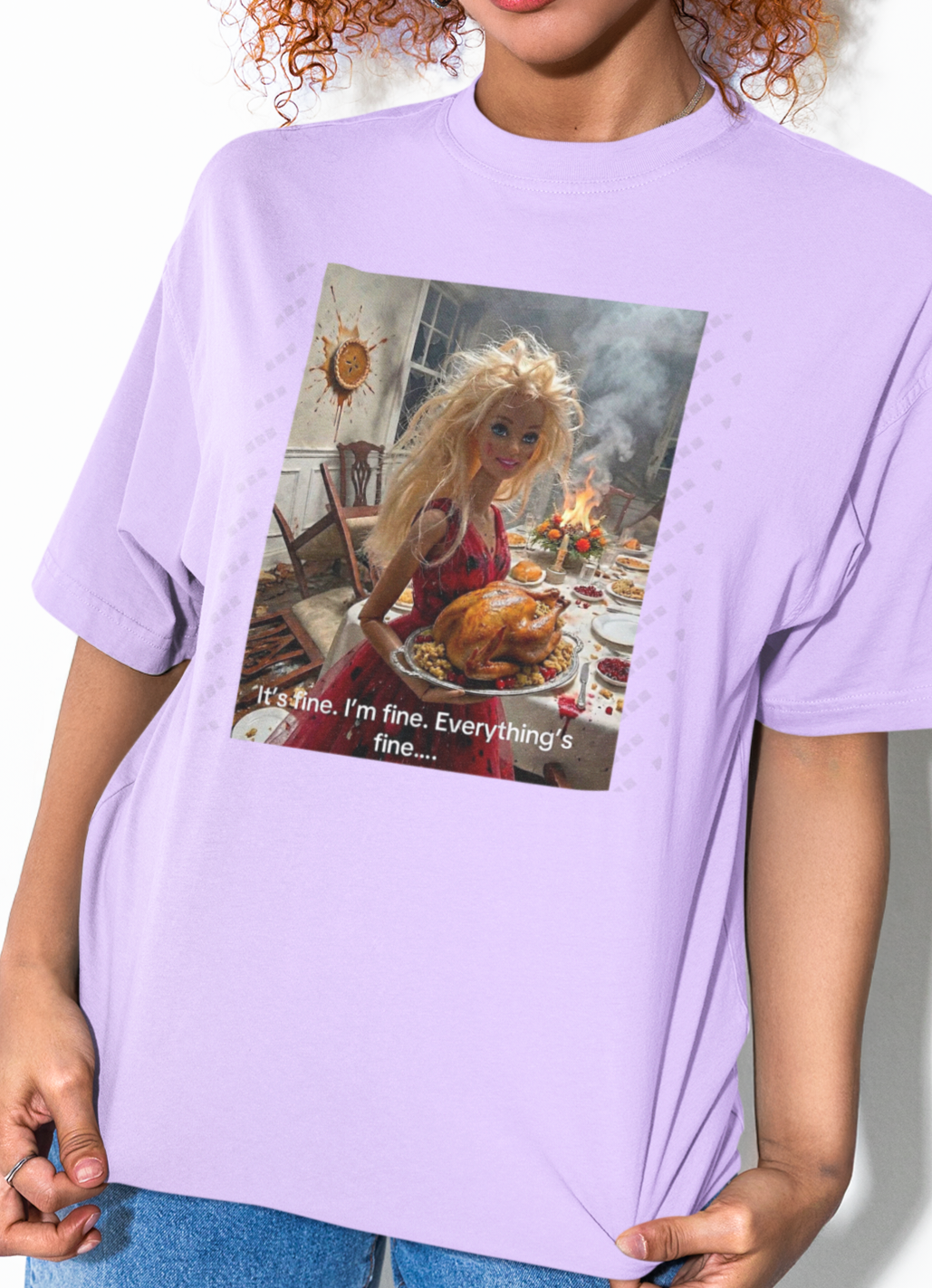 It's Fine Barbie T-Shirt