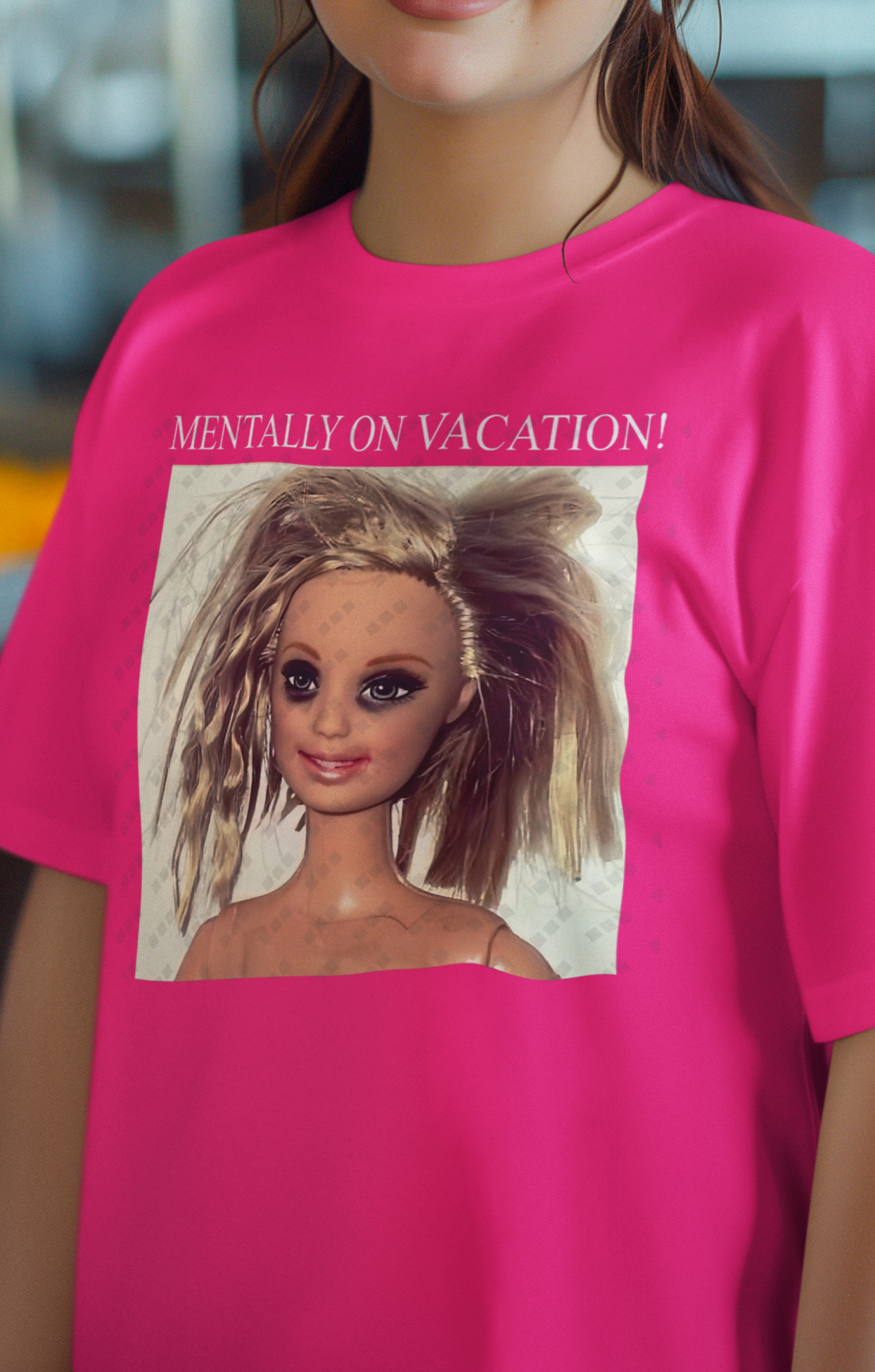 Mentally on Vacation Barbie T-Shirt