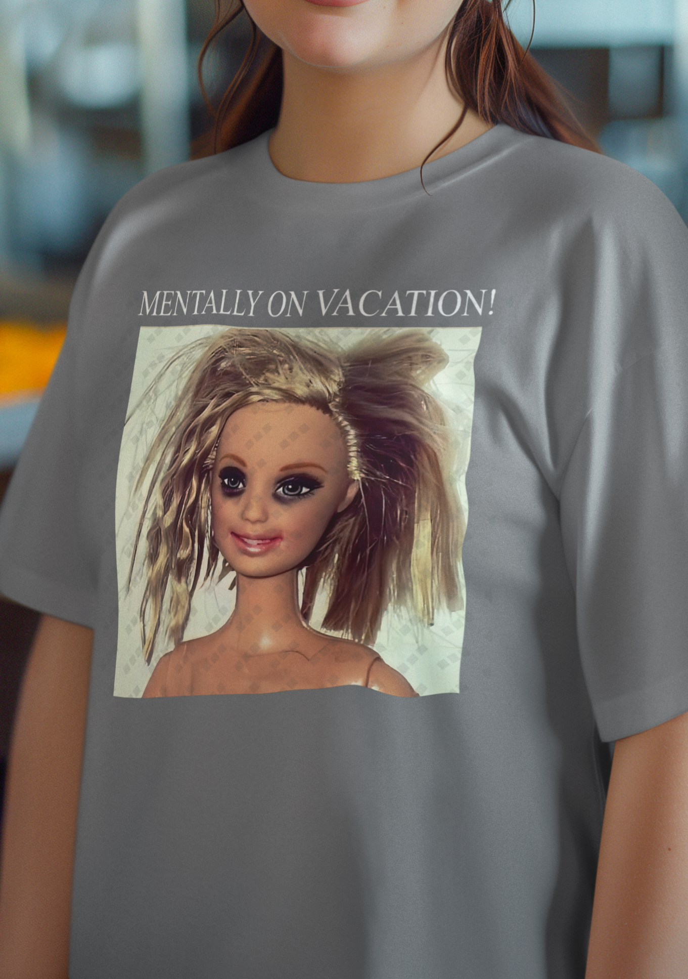 Mentally on Vacation Barbie T-Shirt