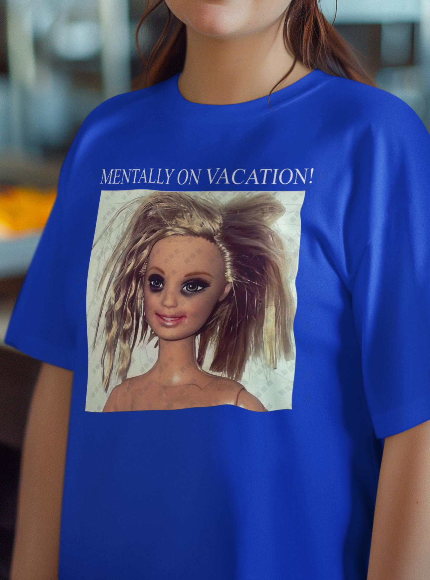 Mentally on Vacation Barbie T-Shirt