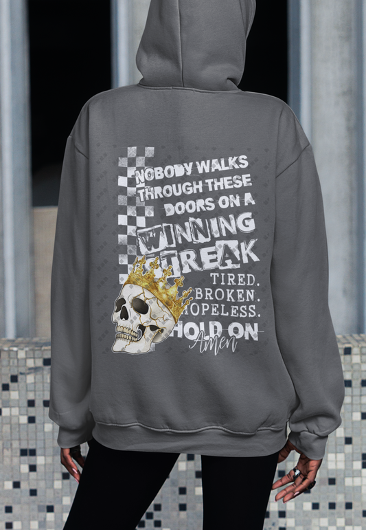 Tired Of Being Broken – Jelly Roll Skull Graphic Unisex Hoodie
