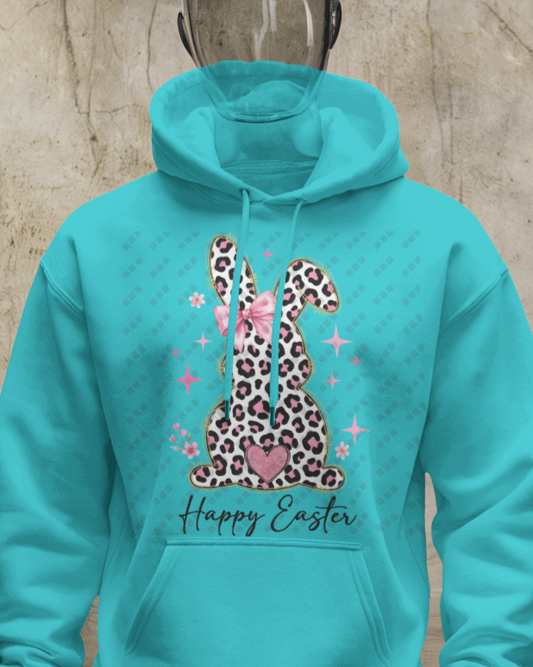 Leopard Print Bunny Hoodie | Women's Inspired Design