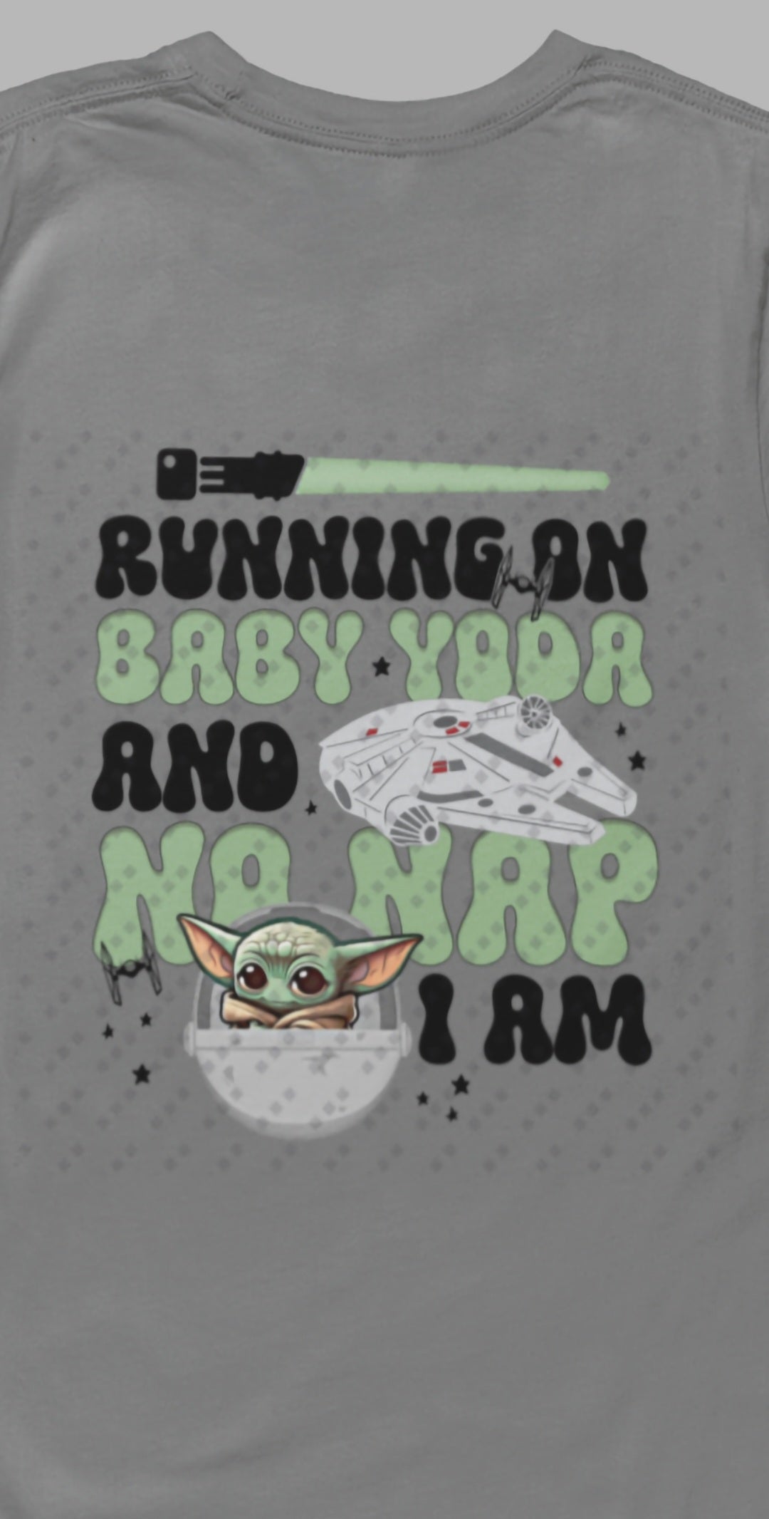Grogu Running On Unisex T-Shirt