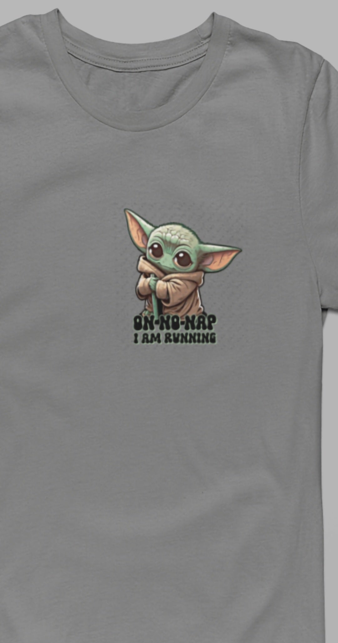 Grogu Running On Unisex T-Shirt