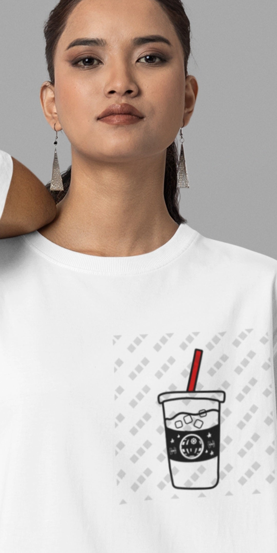 Dark Side Caffeine - T-Shirt-Double Sided
