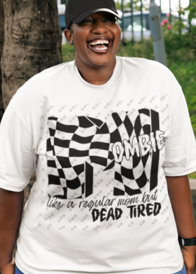 Mombie|Black and White Woman's Design Unisex