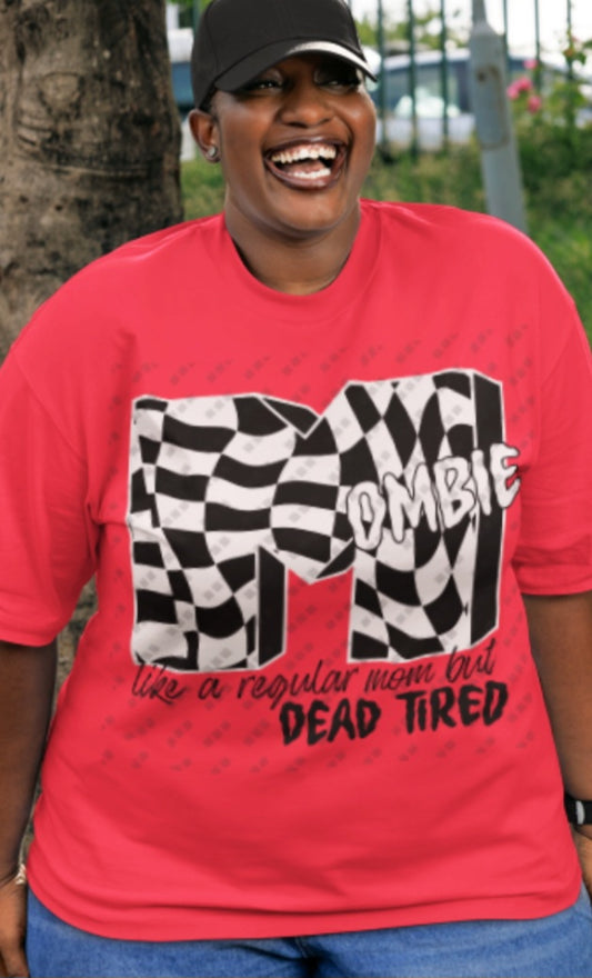 Mombie|Black and White Woman's Design Unisex