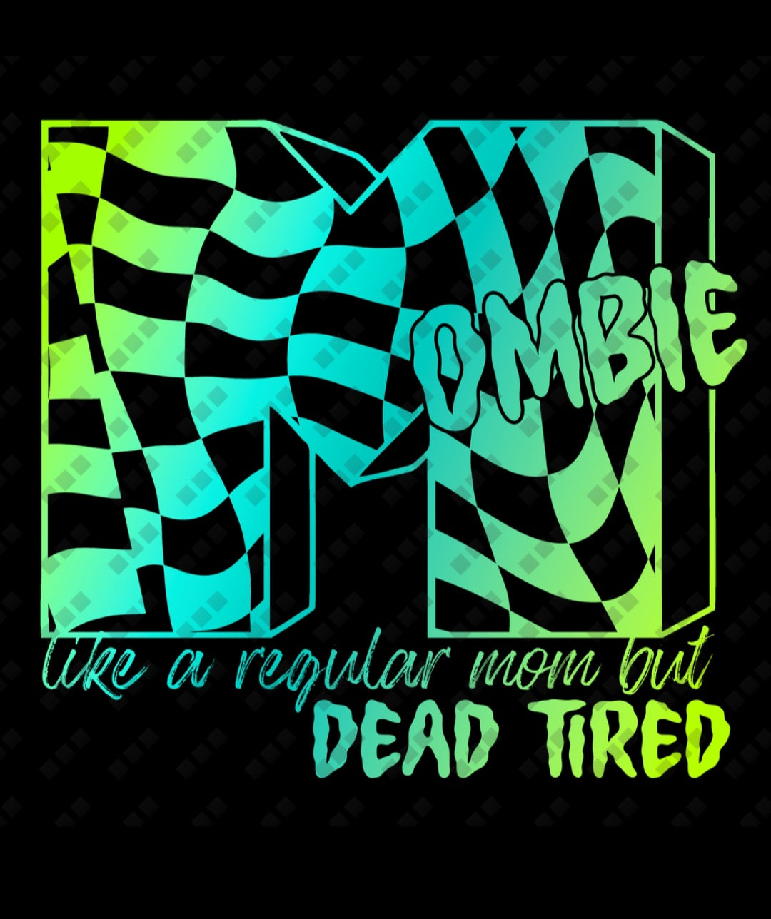 Mombie Gradient Womans Design / Unisex