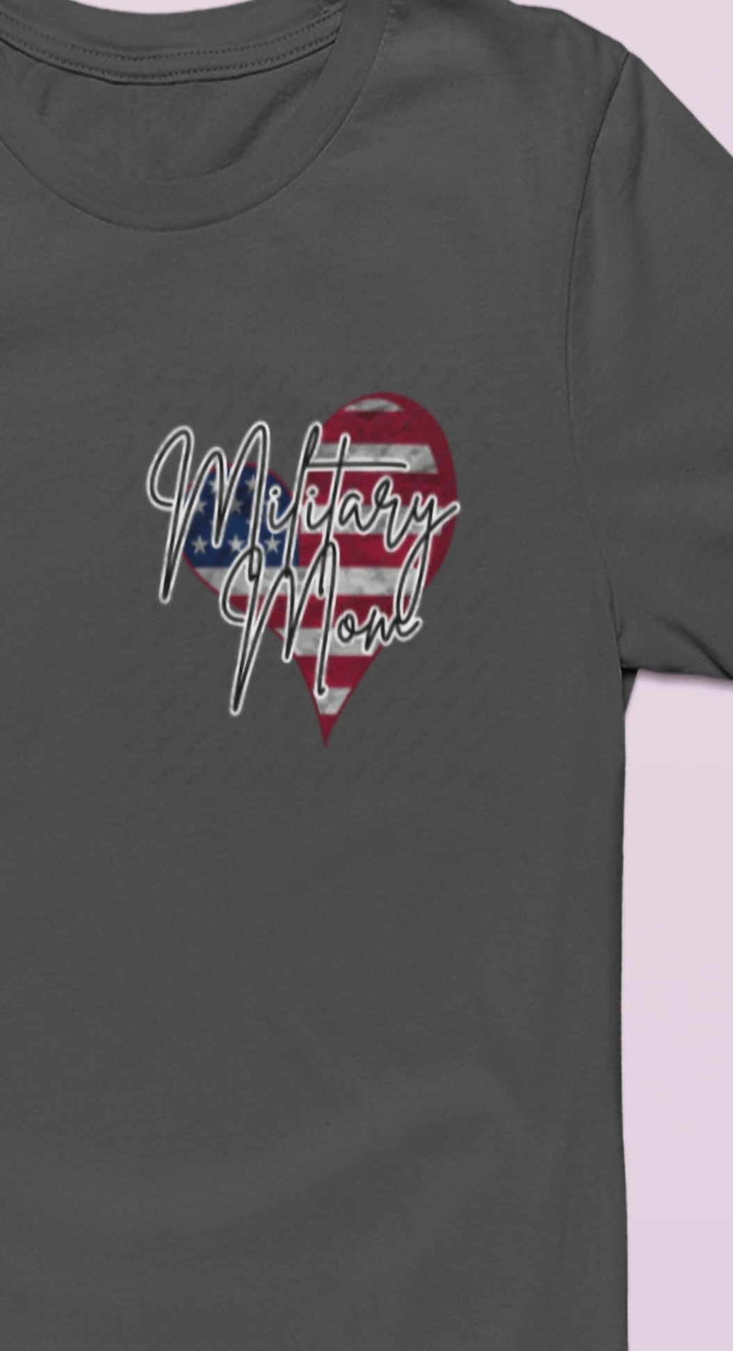Military Mom Double Sided T-Shirt