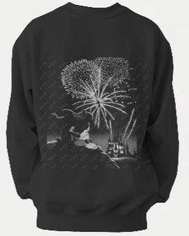 Mickey & Minnie Mouse Halftone – Unisex Crewneck Sweatshirt