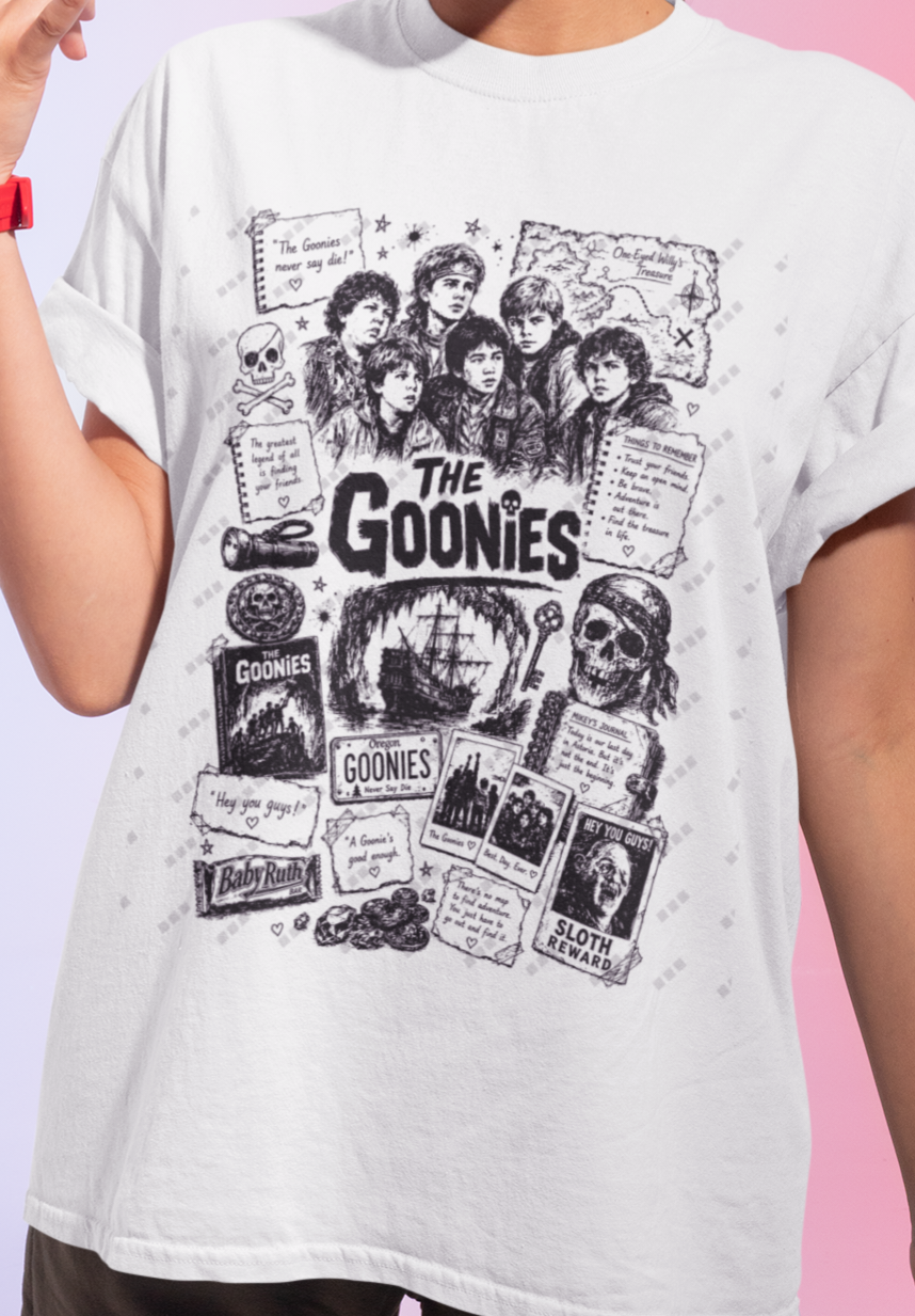 Goonies Sketch Design T-Shirt